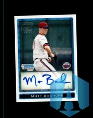 2009 Bowman Chrome Prospects Autograph #BDPP80 Matt Bashore Auto Refractor /225